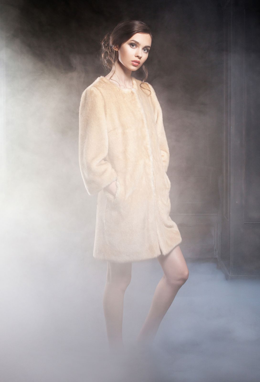 Photo #2 - Jacket eco fur Tissavel - mink onyx