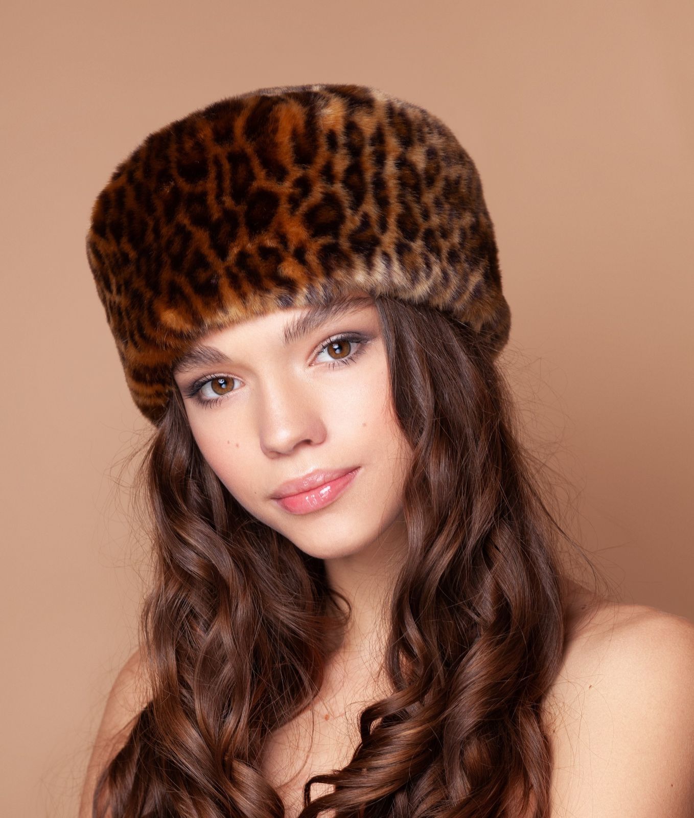 Photo #1 - Hat eco fur Tissavel - leopard