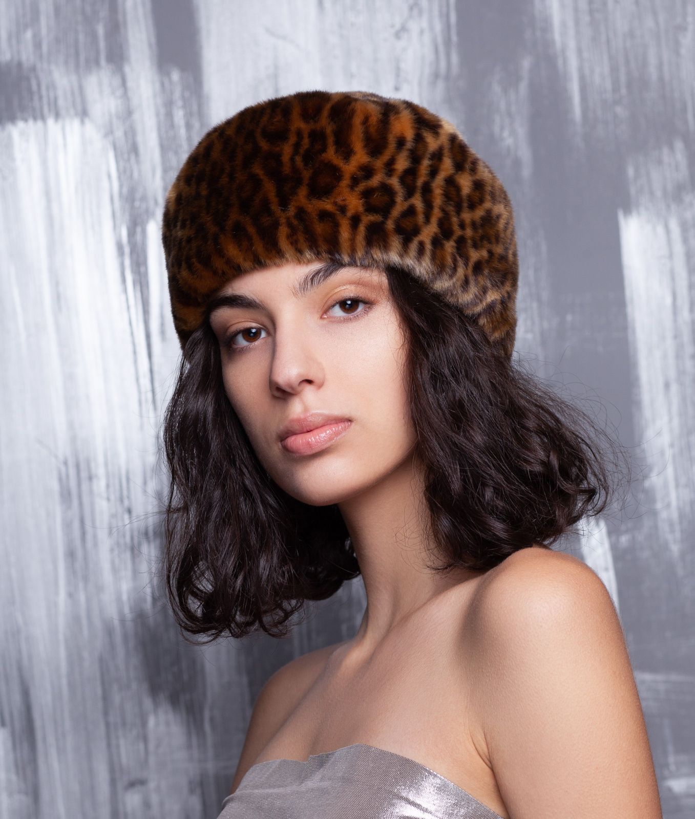 Photo #2 - Hat eco fur Tissavel - leopard