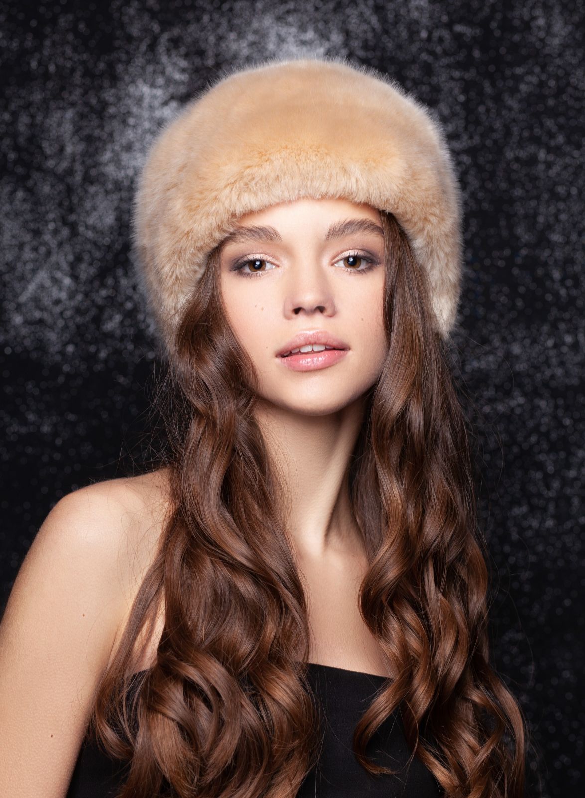Photo #2 - Hat eco fur Tissavel - sable onyx
