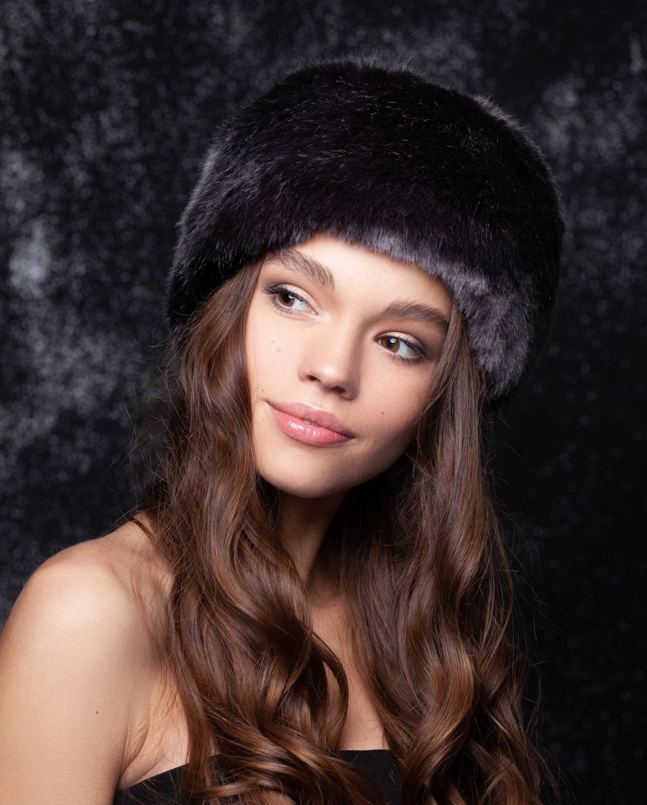 Photo #1 - Hat eco fur Tissavel - sable graphite